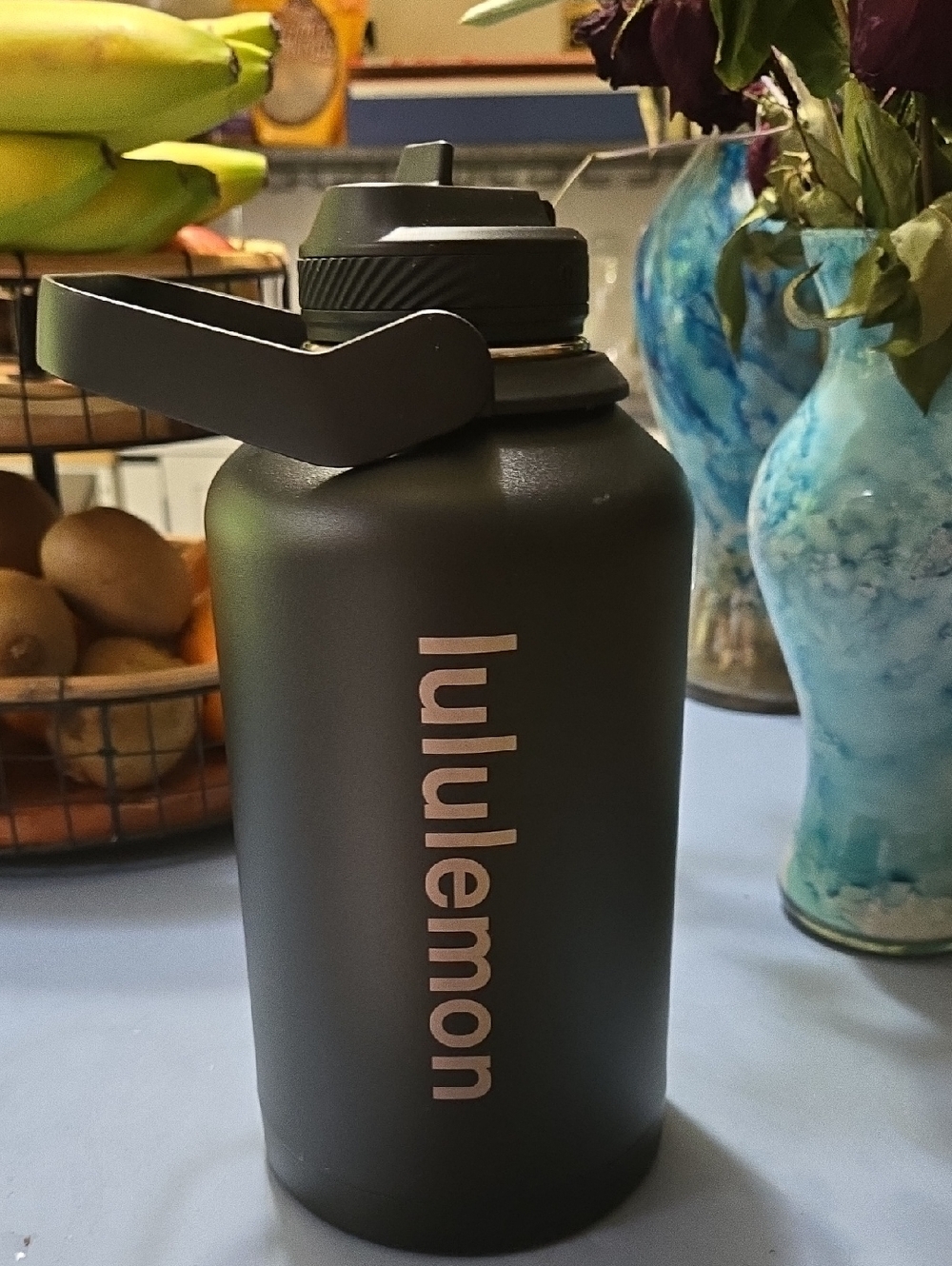 lululemon athletica Matte Black Insulated Water Bottle
